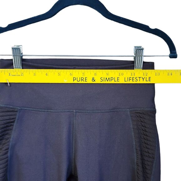 Fabletics Mid Rise Leggings Demi Lovato Women's Size S Elastic Waist Gray - Picture 9 of 11